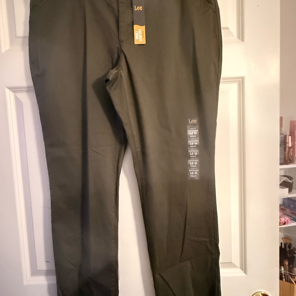 Lee Women's Dark Olive Chinos